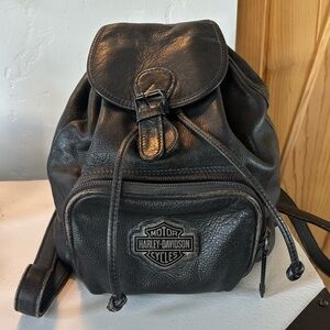Harley Davidson mini leather back pack
